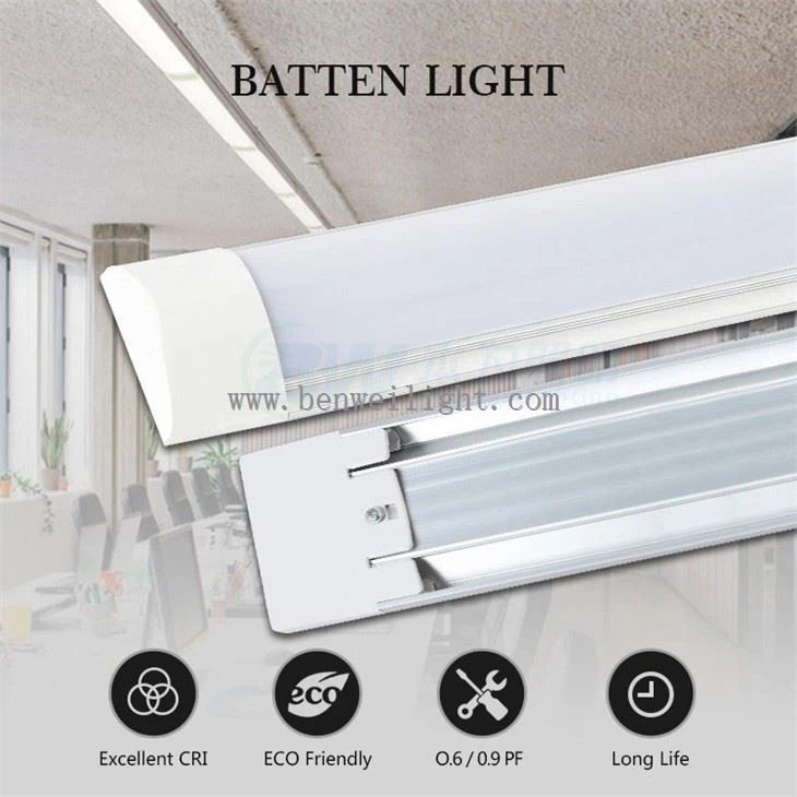 LED BATTEN LIGHT STRIP 120CM 40W WARM 3000K