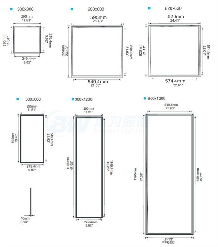 Led Panels Series 2x4 Led Flat Panel Light