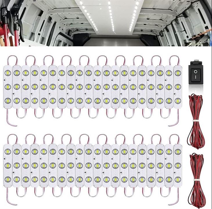 ערכות תאורה פנימית ואן 12V