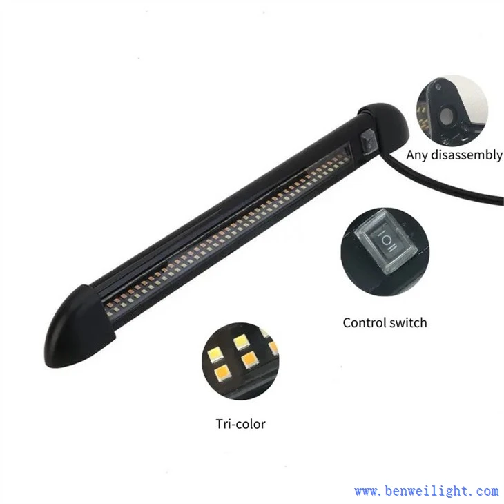 12volt double color caravan Awning light detail