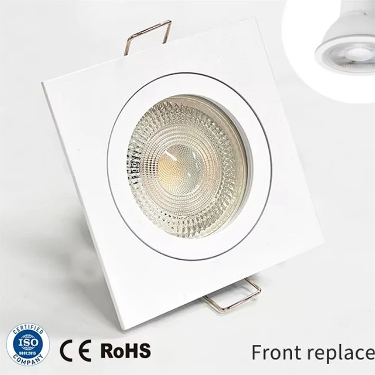 Modern Swivel Square Adjustable LED Recessed Ceiling Downlight suppliers