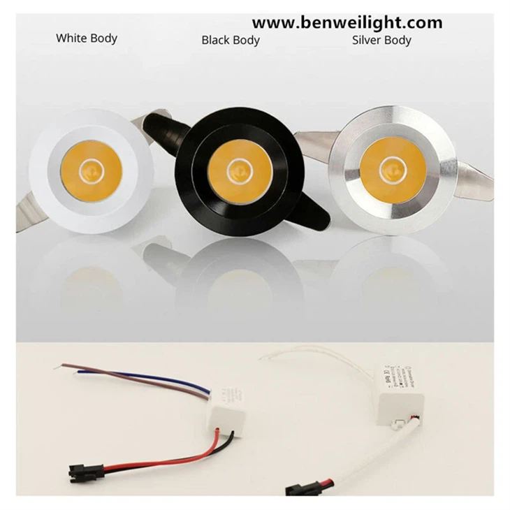 Mini LED Downlight Under Cabinet Spot Light 1W Recessed Ceiling Lamp 110V-240V best