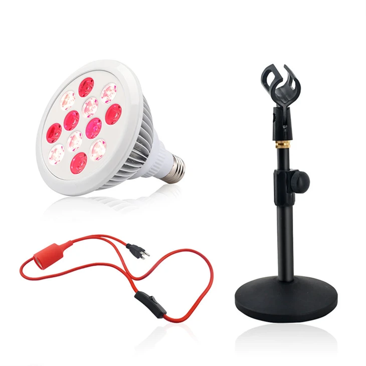 Portable 24W Red Light Therapy Bulb W/ Adjustable Stand factory