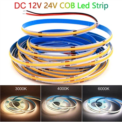 5/10 מ' COB LED רצועת אורות לבית פנימי