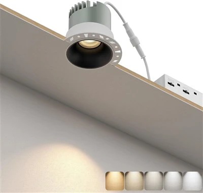 LED עגול שקוע אור 5 CCT 2700K-6000K