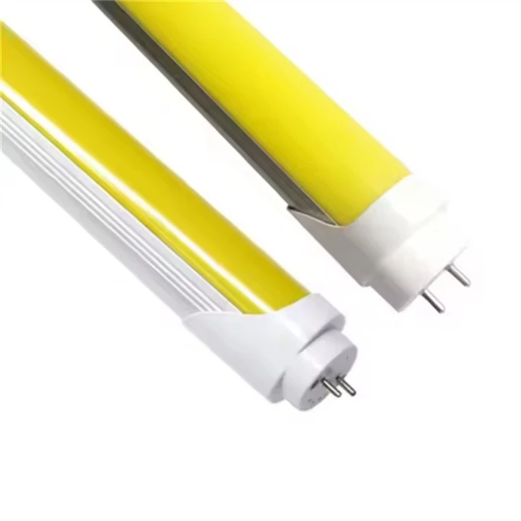 צינור כיסוי צהוב נורות LED נגד UV